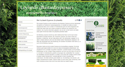 Desktop Screenshot of leylandii.de